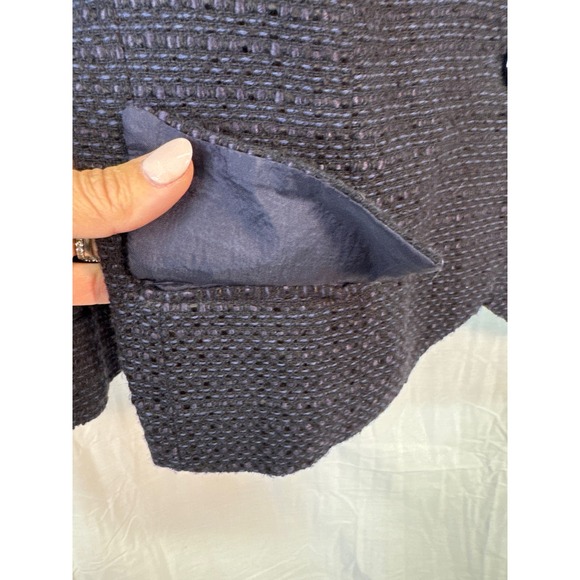 Anthropologie Tabitha Womens Sz 10 Blue Blazer - Picture 5 of 6